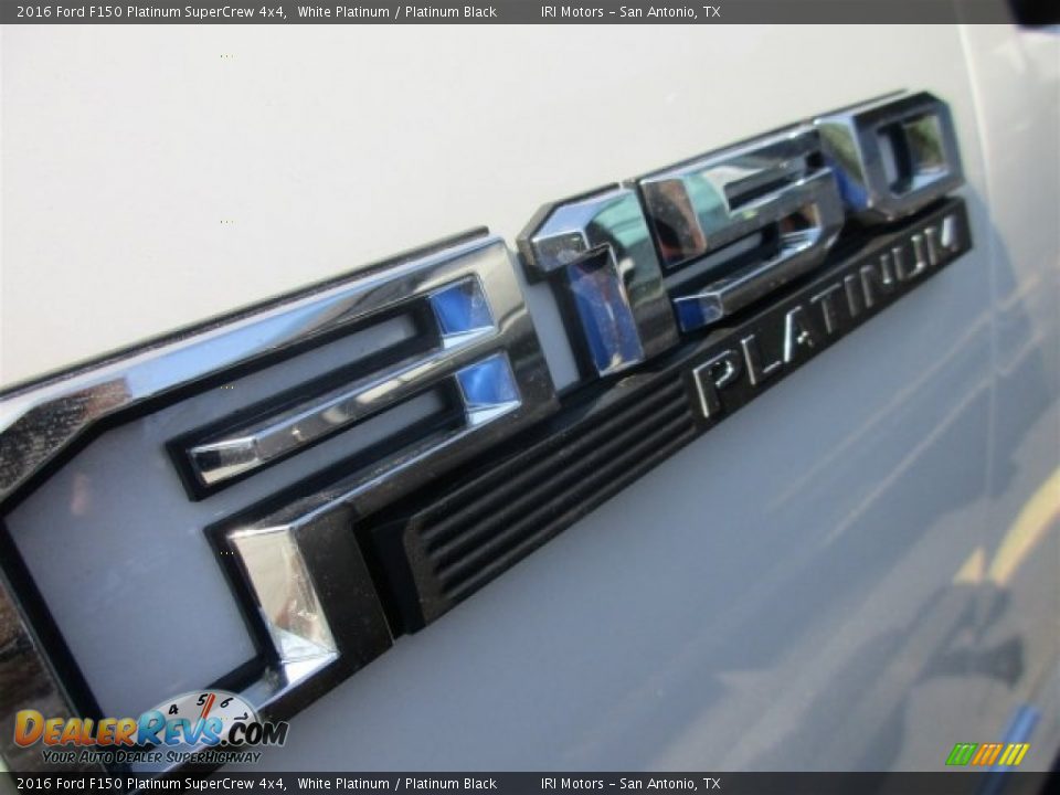 2016 Ford F150 Platinum SuperCrew 4x4 White Platinum / Platinum Black Photo #3