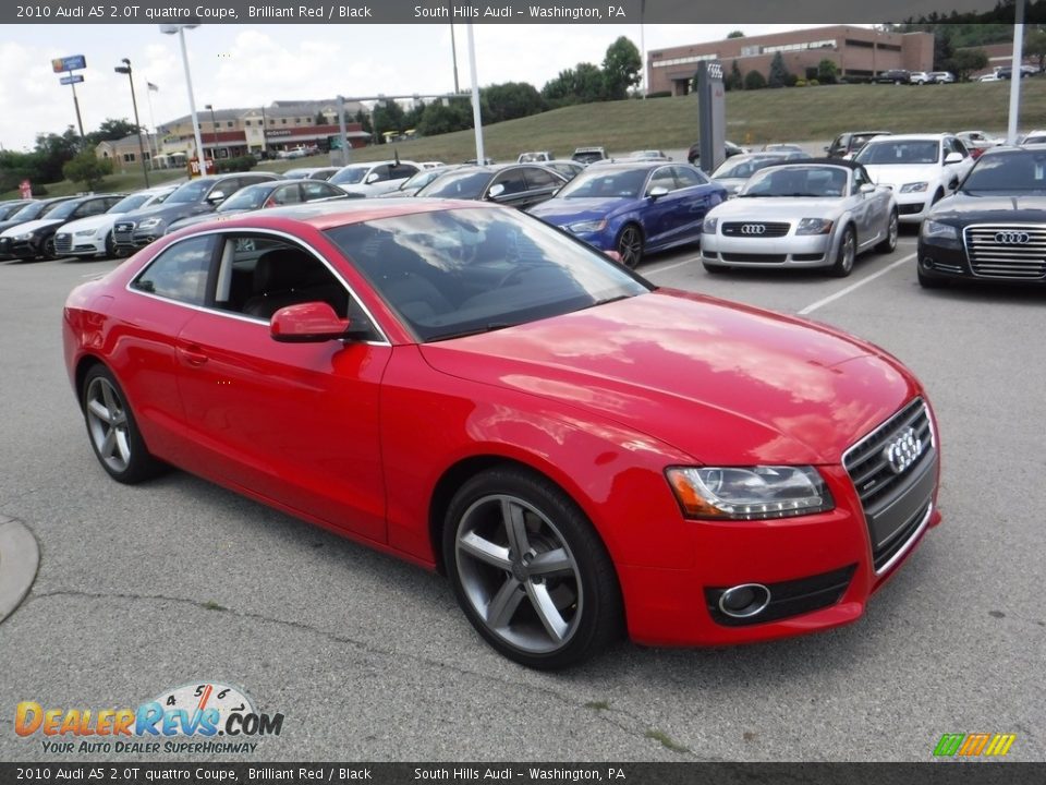 Front 3/4 View of 2010 Audi A5 2.0T quattro Coupe Photo #8