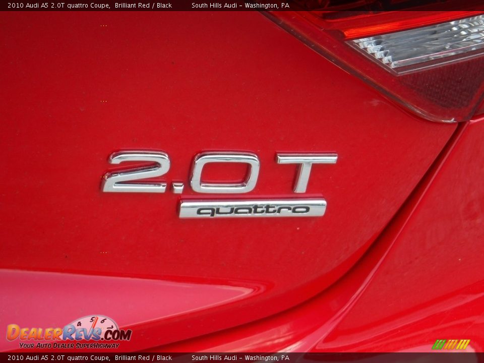 2010 Audi A5 2.0T quattro Coupe Brilliant Red / Black Photo #14