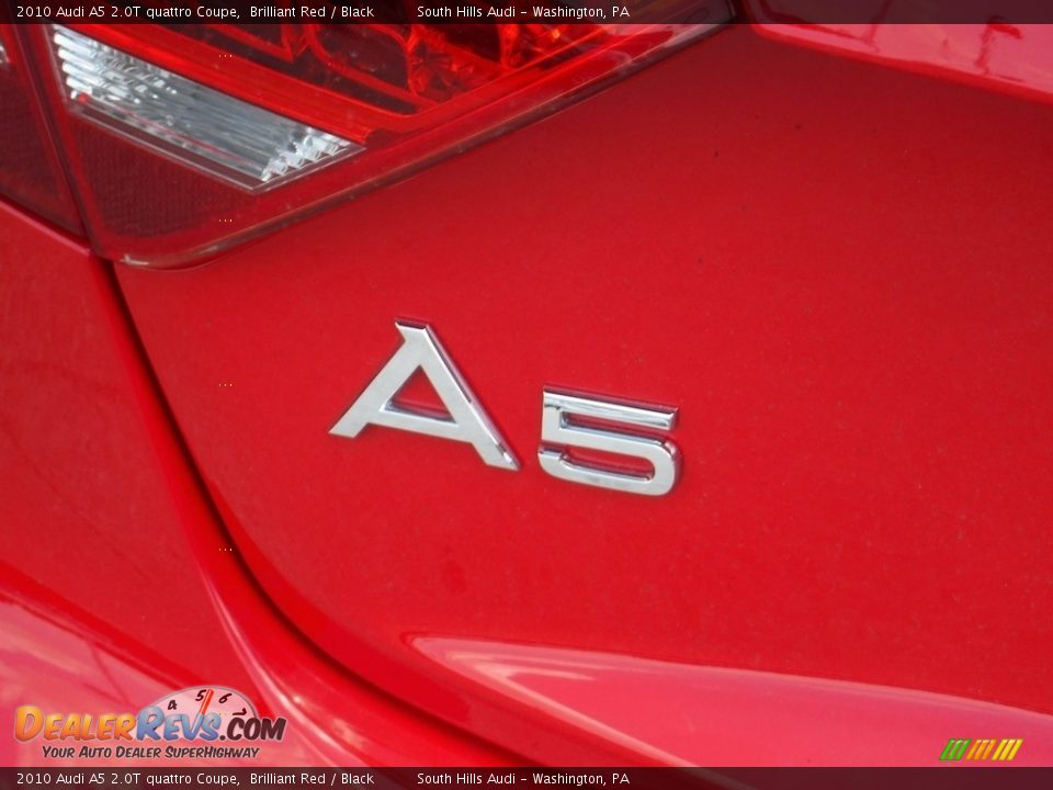 2010 Audi A5 2.0T quattro Coupe Brilliant Red / Black Photo #15