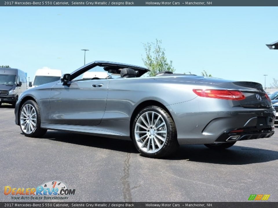 2017 Mercedes-Benz S 550 Cabriolet Selenite Grey Metallic / designo Black Photo #2