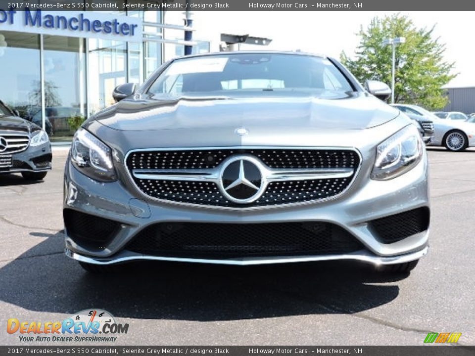 2017 Mercedes-Benz S 550 Cabriolet Selenite Grey Metallic / designo Black Photo #4