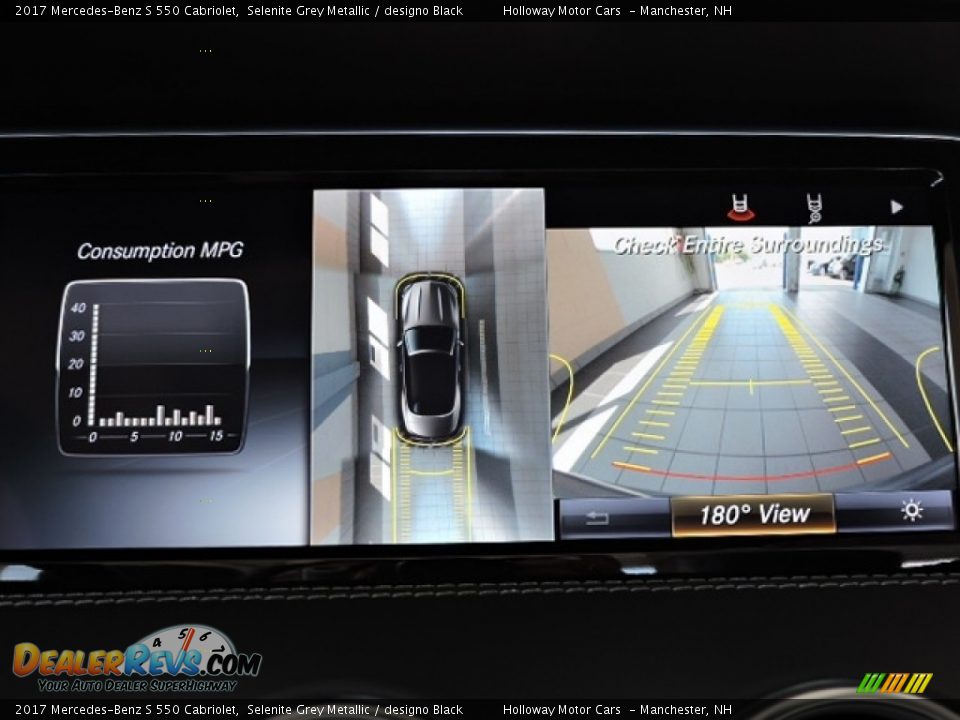 2017 Mercedes-Benz S 550 Cabriolet Selenite Grey Metallic / designo Black Photo #14