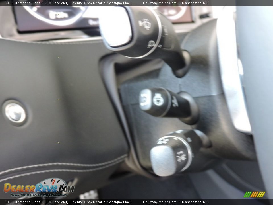 2017 Mercedes-Benz S 550 Cabriolet Selenite Grey Metallic / designo Black Photo #15