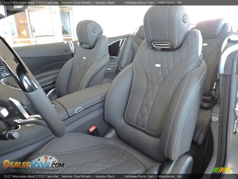 designo Black Interior - 2017 Mercedes-Benz S 550 Cabriolet Photo #16
