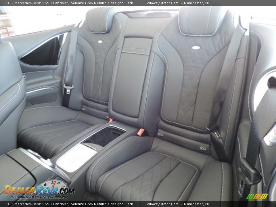 Rear Seat of 2017 Mercedes-Benz S 550 Cabriolet Photo #18