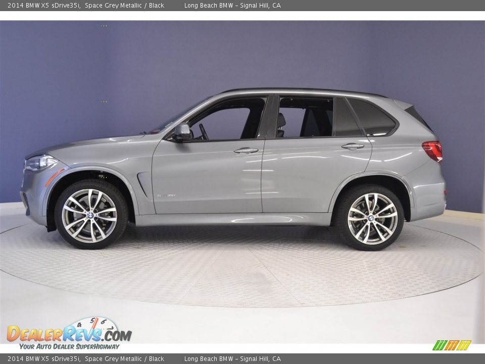 2014 BMW X5 sDrive35i Space Grey Metallic / Black Photo #4