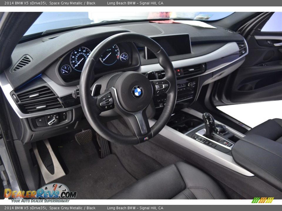 2014 BMW X5 sDrive35i Space Grey Metallic / Black Photo #11
