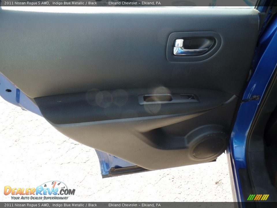 2011 Nissan Rogue S AWD Indigo Blue Metallic / Black Photo #30