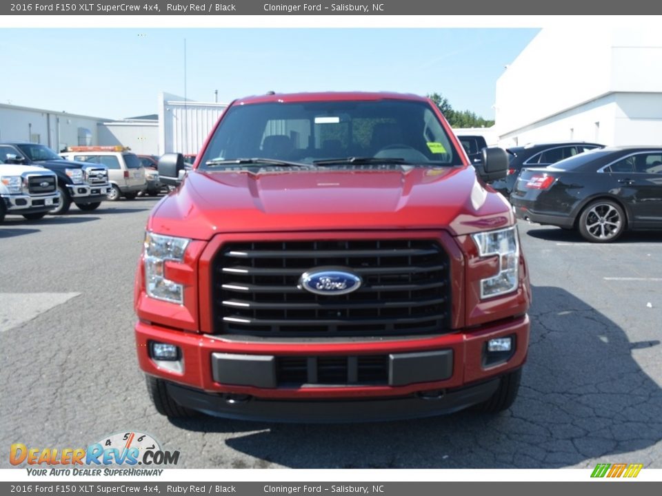 2016 Ford F150 XLT SuperCrew 4x4 Ruby Red / Black Photo #4