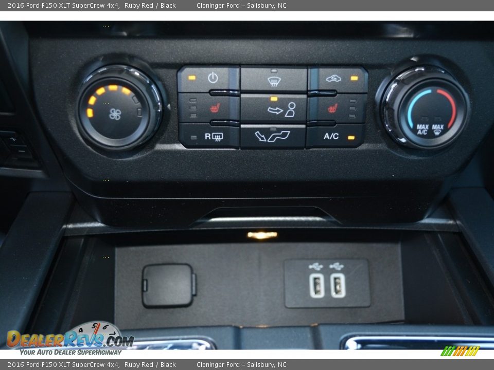 2016 Ford F150 XLT SuperCrew 4x4 Ruby Red / Black Photo #16