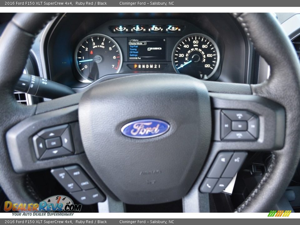2016 Ford F150 XLT SuperCrew 4x4 Ruby Red / Black Photo #22