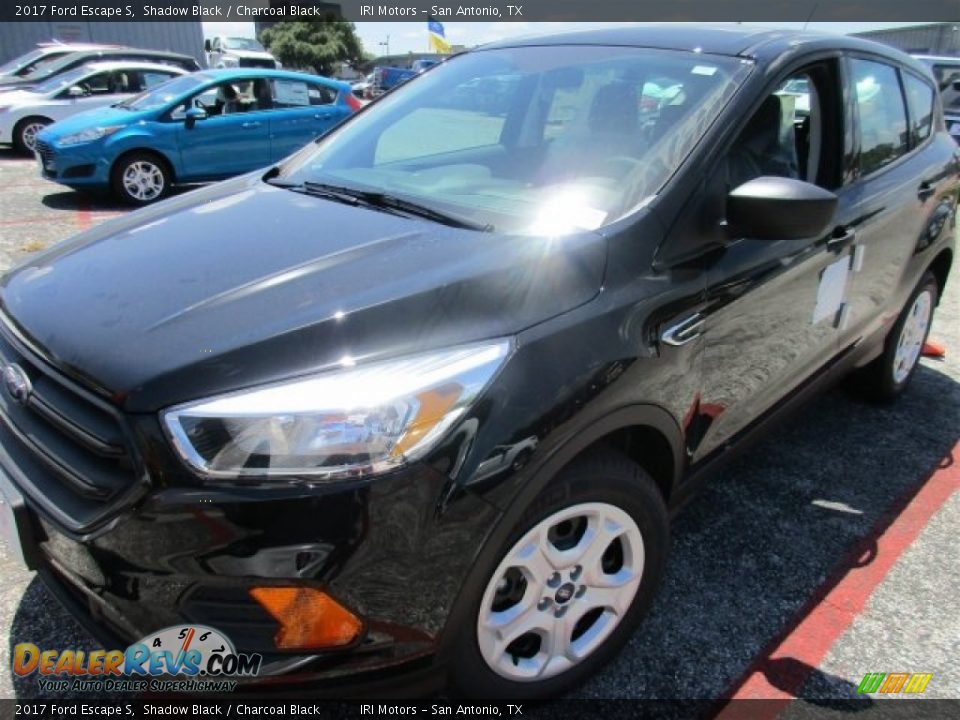2017 Ford Escape S Shadow Black / Charcoal Black Photo #2