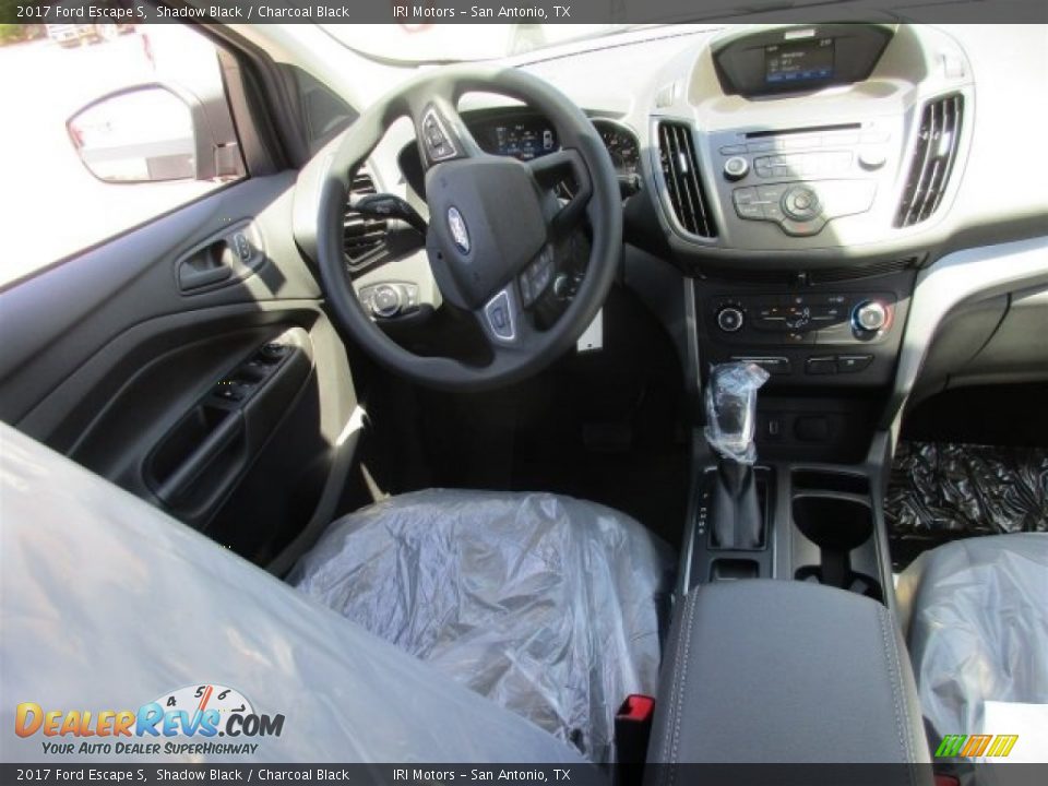 2017 Ford Escape S Shadow Black / Charcoal Black Photo #7