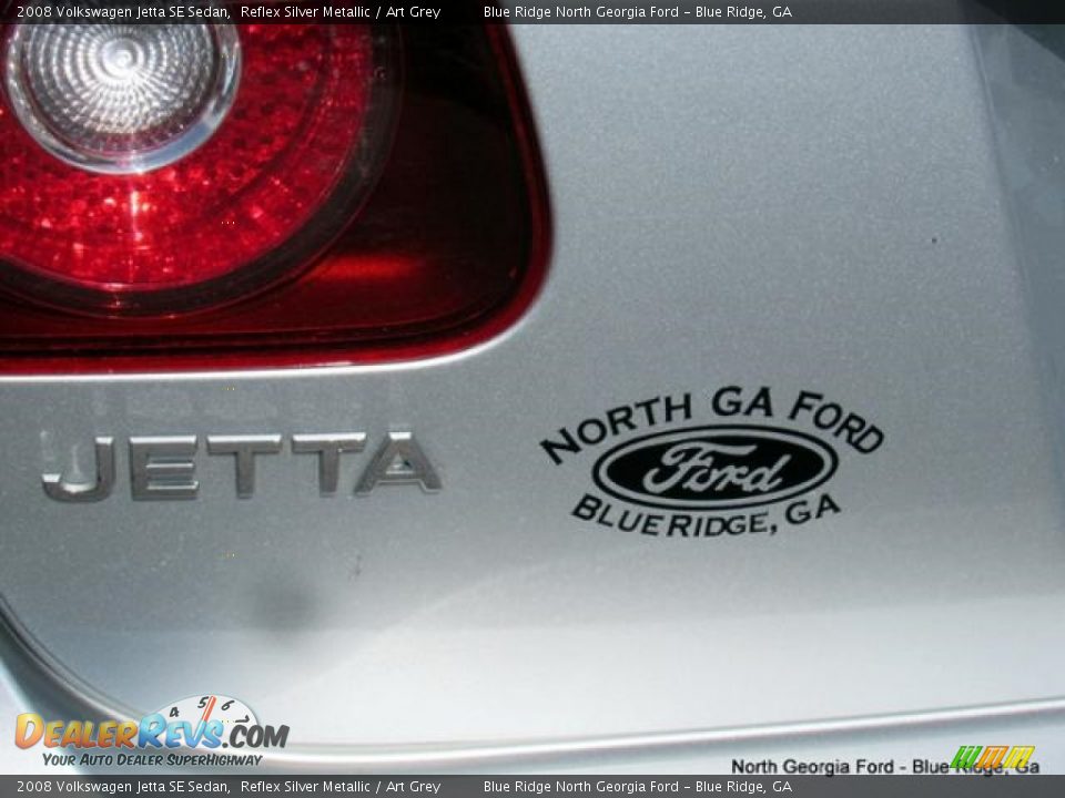 2008 Volkswagen Jetta SE Sedan Reflex Silver Metallic / Art Grey Photo #33
