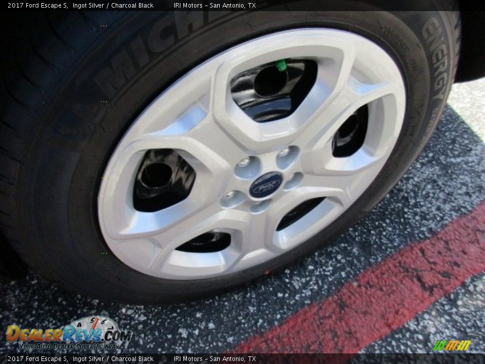 2017 Ford Escape S Ingot Silver / Charcoal Black Photo #3