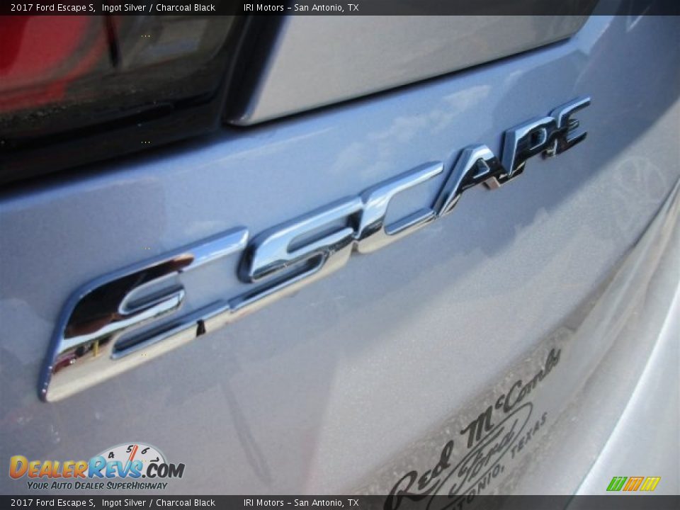 2017 Ford Escape S Ingot Silver / Charcoal Black Photo #5