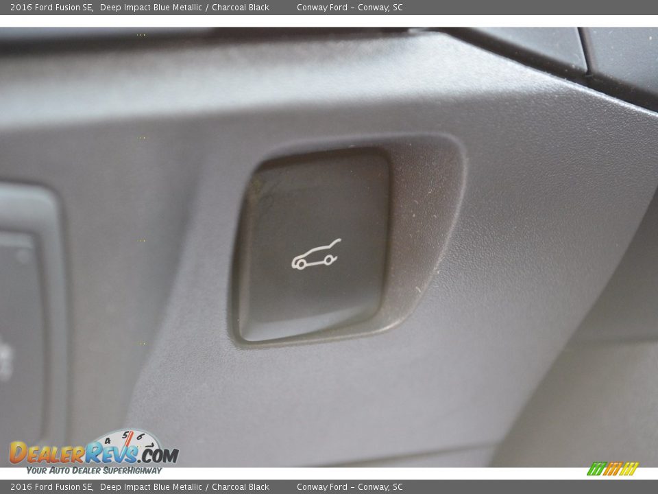 2016 Ford Fusion SE Deep Impact Blue Metallic / Charcoal Black Photo #14