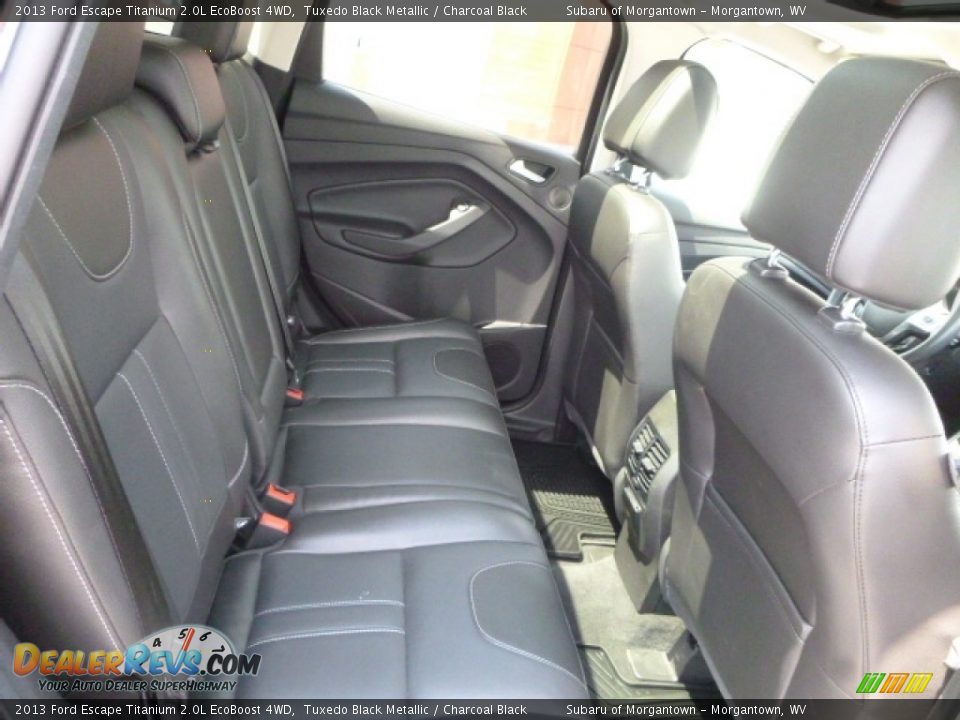 2013 Ford Escape Titanium 2.0L EcoBoost 4WD Tuxedo Black Metallic / Charcoal Black Photo #6