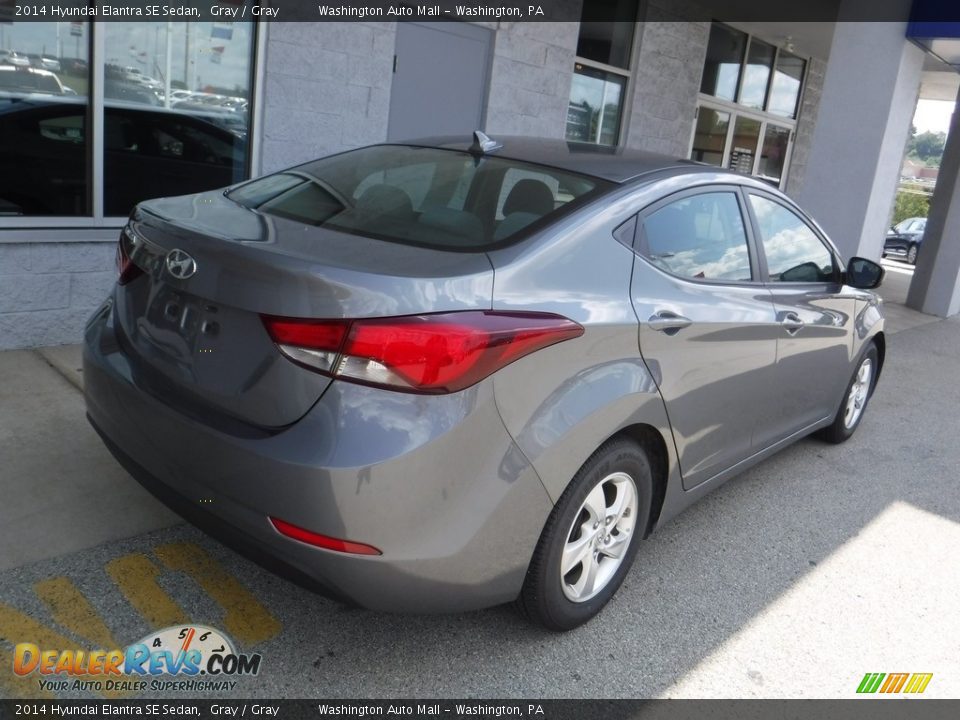 2014 Hyundai Elantra SE Sedan Gray / Gray Photo #8
