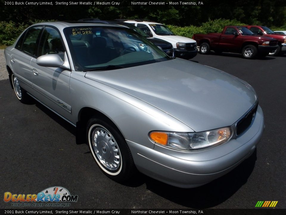 2001 Buick Century Limited Sterling Silver Metallic / Medium Gray Photo #5