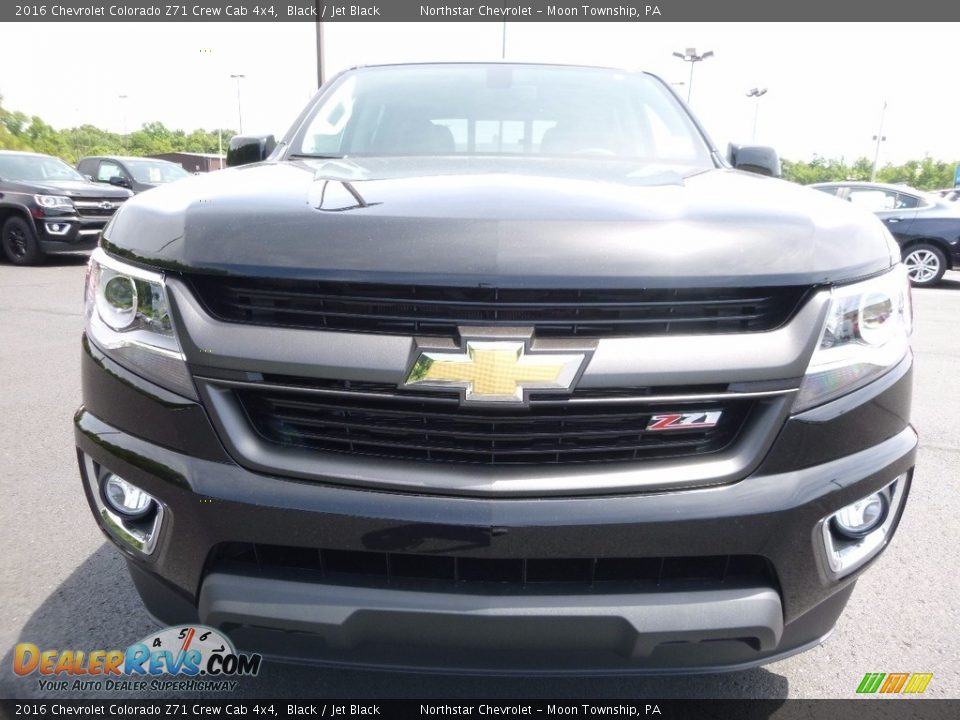 2016 Chevrolet Colorado Z71 Crew Cab 4x4 Black / Jet Black Photo #2