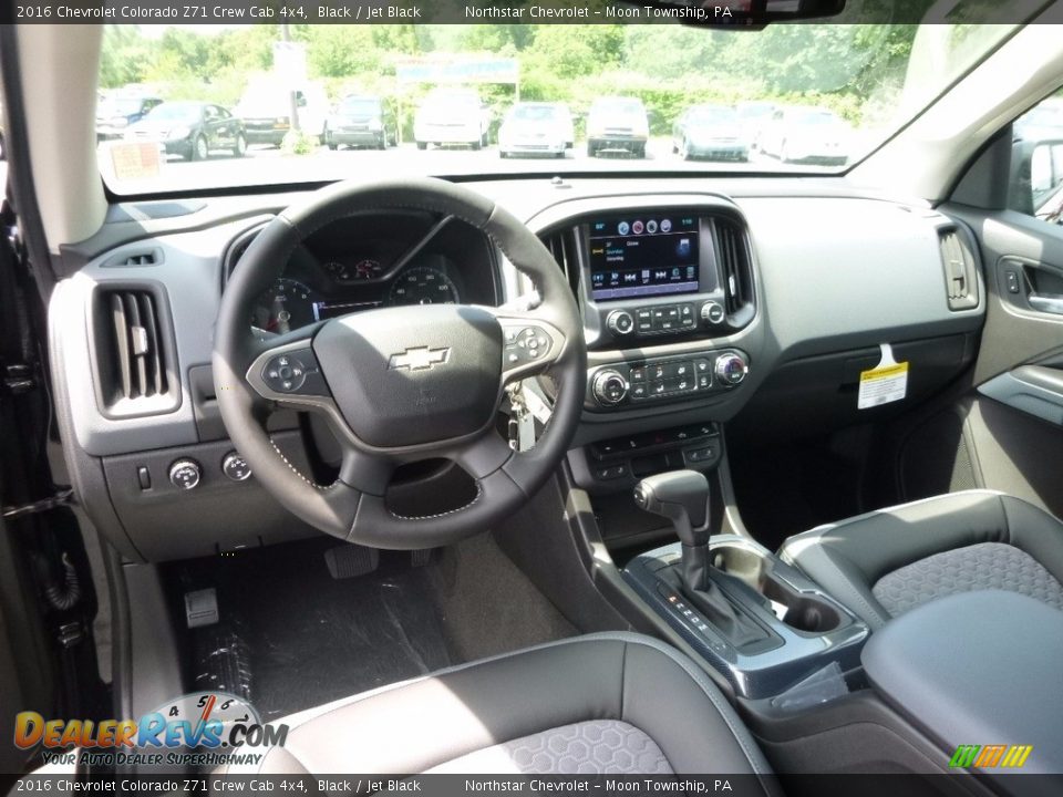 2016 Chevrolet Colorado Z71 Crew Cab 4x4 Black / Jet Black Photo #12