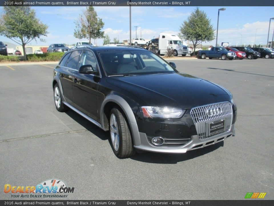 2016 Audi allroad Premium quattro Brilliant Black / Titanium Gray Photo #1