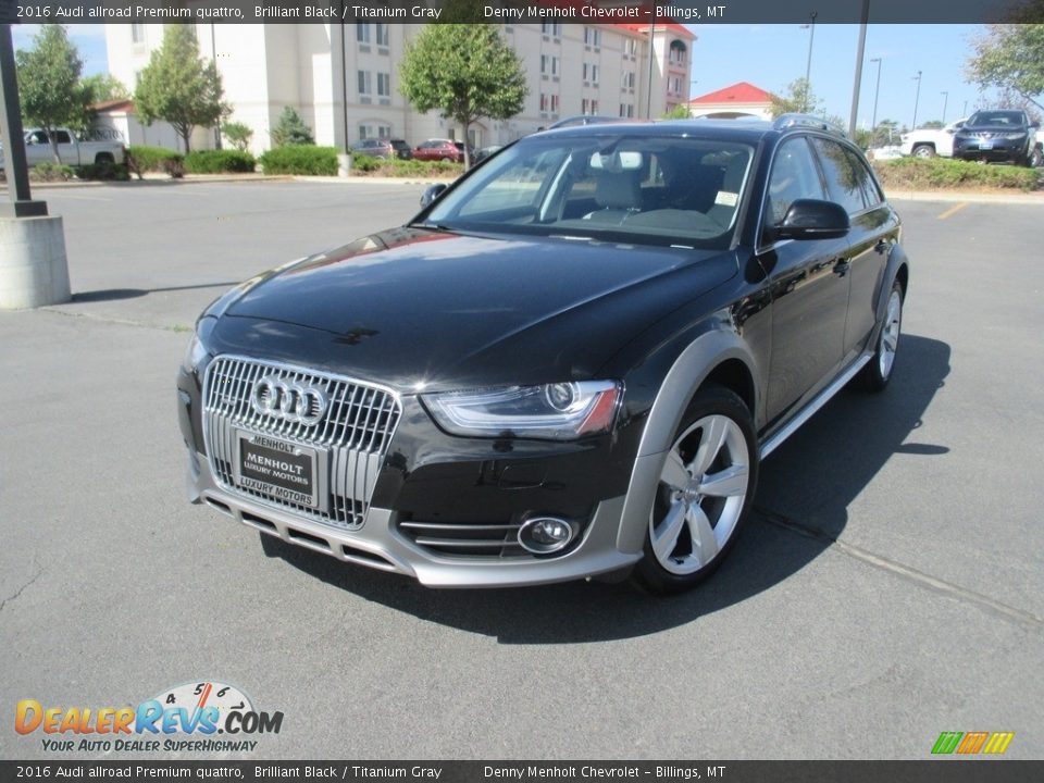 2016 Audi allroad Premium quattro Brilliant Black / Titanium Gray Photo #3