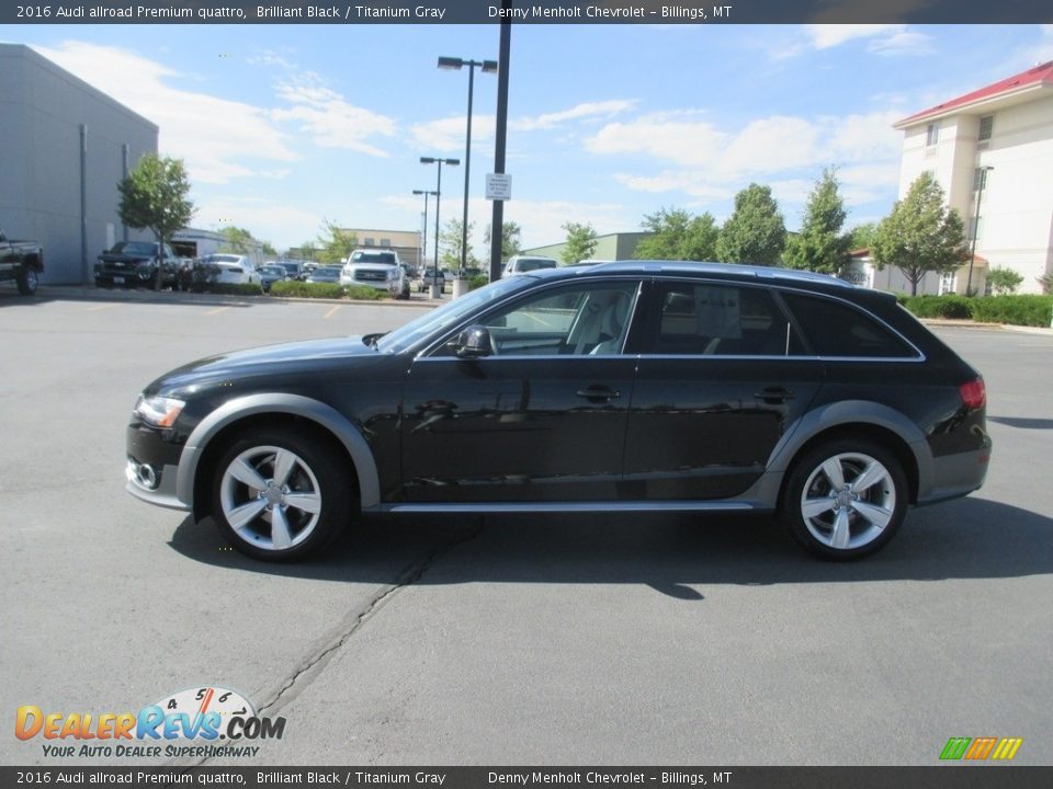 2016 Audi allroad Premium quattro Brilliant Black / Titanium Gray Photo #4