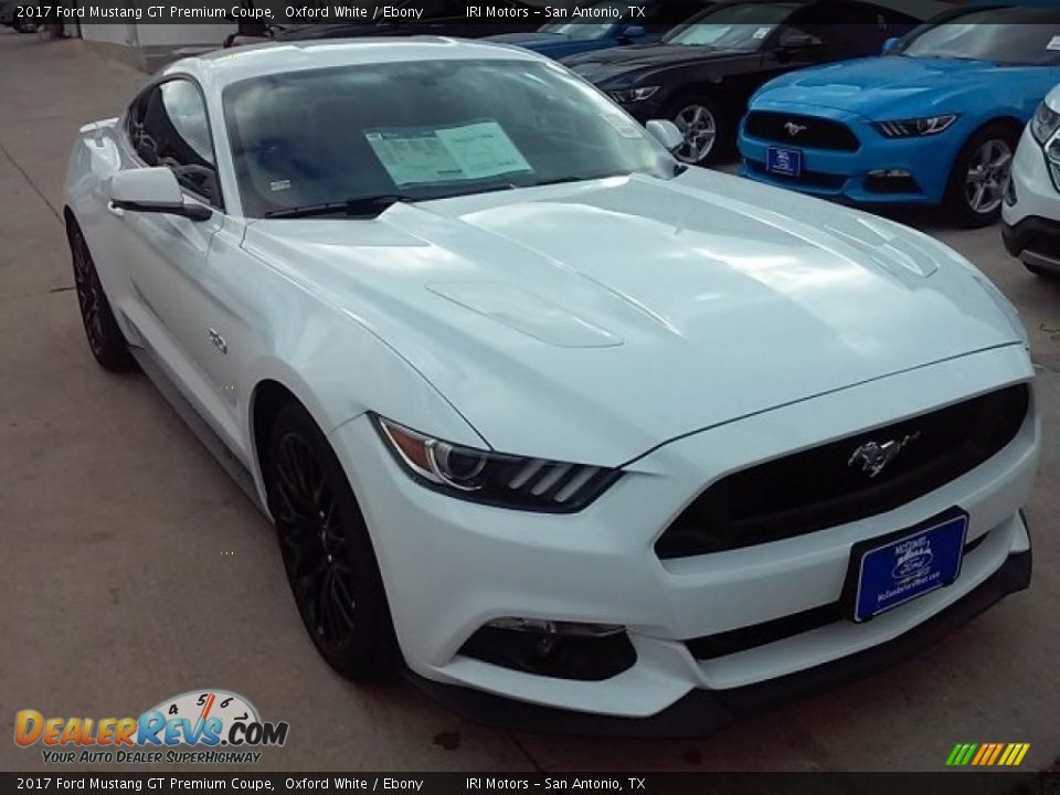 2017 Ford Mustang GT Premium Coupe Oxford White / Ebony Photo #3