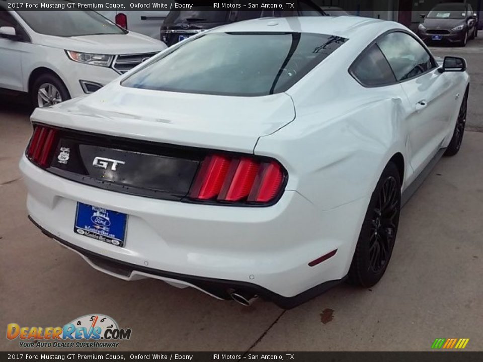 2017 Ford Mustang GT Premium Coupe Oxford White / Ebony Photo #10
