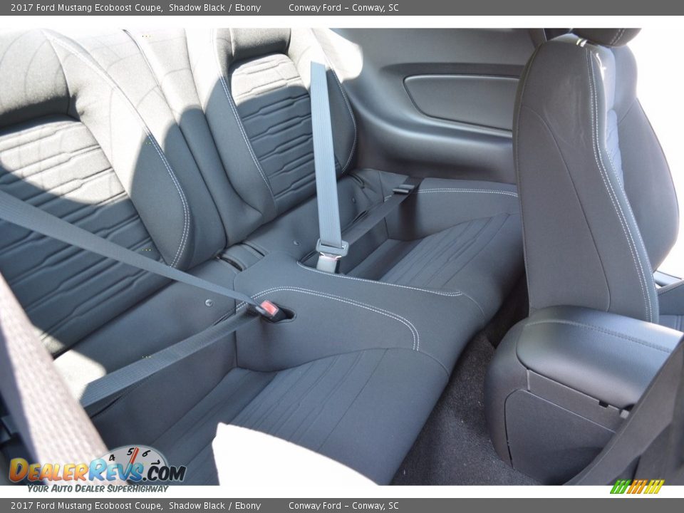 Rear Seat of 2017 Ford Mustang Ecoboost Coupe Photo #23
