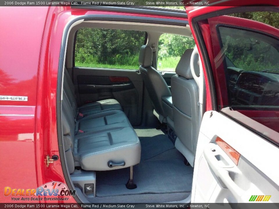 2006 Dodge Ram 1500 Laramie Mega Cab Flame Red / Medium Slate Gray Photo #11