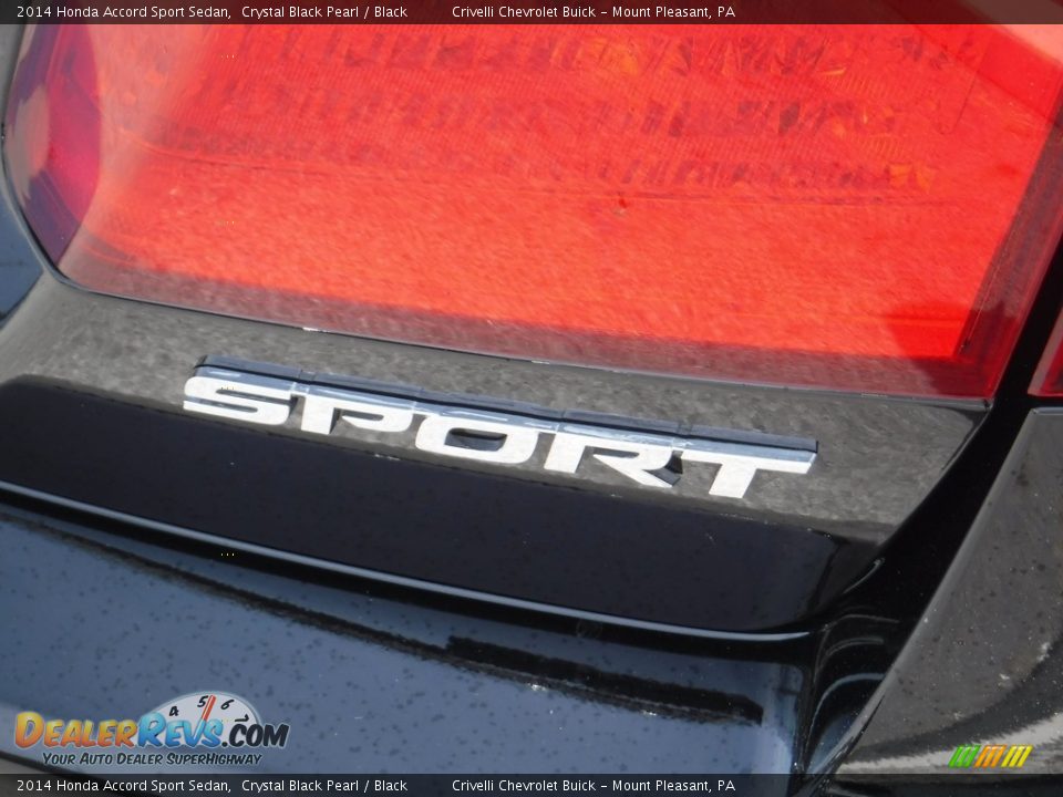 2014 Honda Accord Sport Sedan Crystal Black Pearl / Black Photo #8