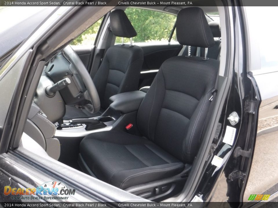 2014 Honda Accord Sport Sedan Crystal Black Pearl / Black Photo #15