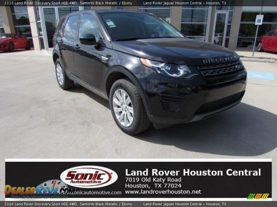 2016 Land Rover Discovery Sport HSE 4WD Santorini Black Metallic / Ebony Photo #1