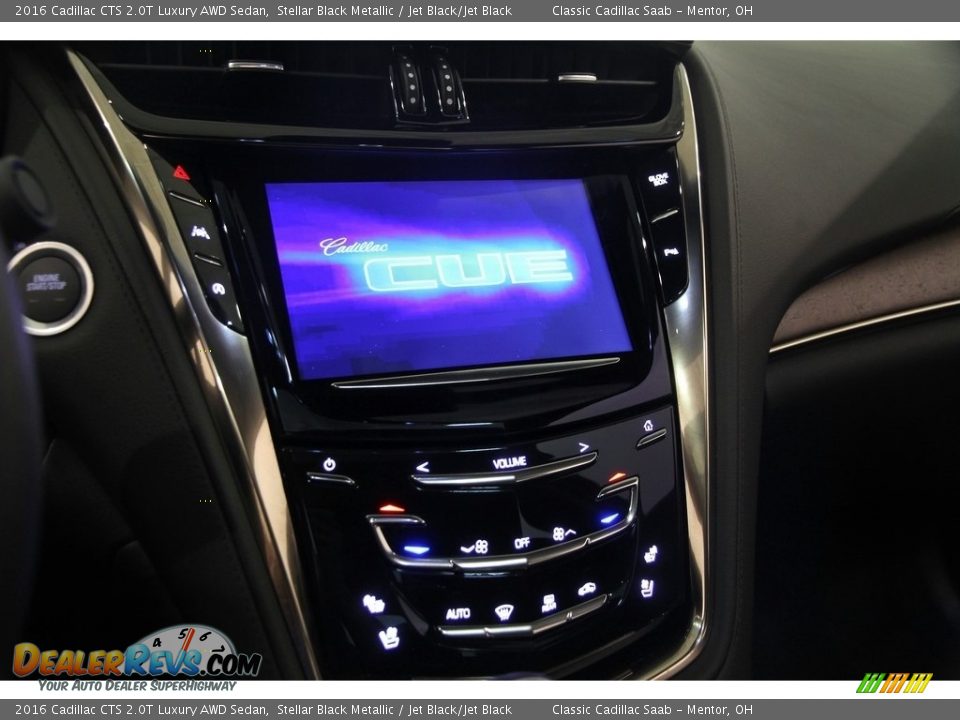 2016 Cadillac CTS 2.0T Luxury AWD Sedan Stellar Black Metallic / Jet Black/Jet Black Photo #8