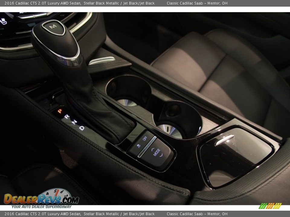 2016 Cadillac CTS 2.0T Luxury AWD Sedan Stellar Black Metallic / Jet Black/Jet Black Photo #12