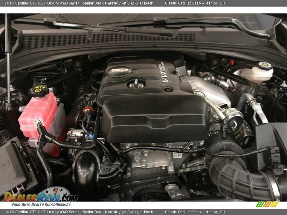 2016 Cadillac CTS 2.0T Luxury AWD Sedan Stellar Black Metallic / Jet Black/Jet Black Photo #17