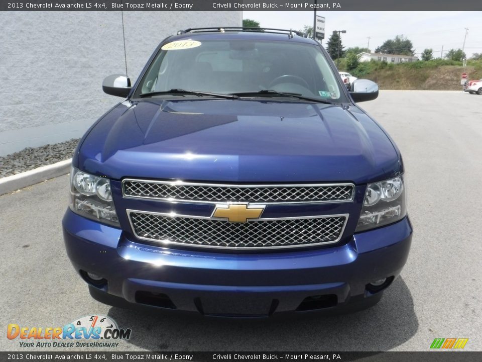 2013 Chevrolet Avalanche LS 4x4 Blue Topaz Metallic / Ebony Photo #7