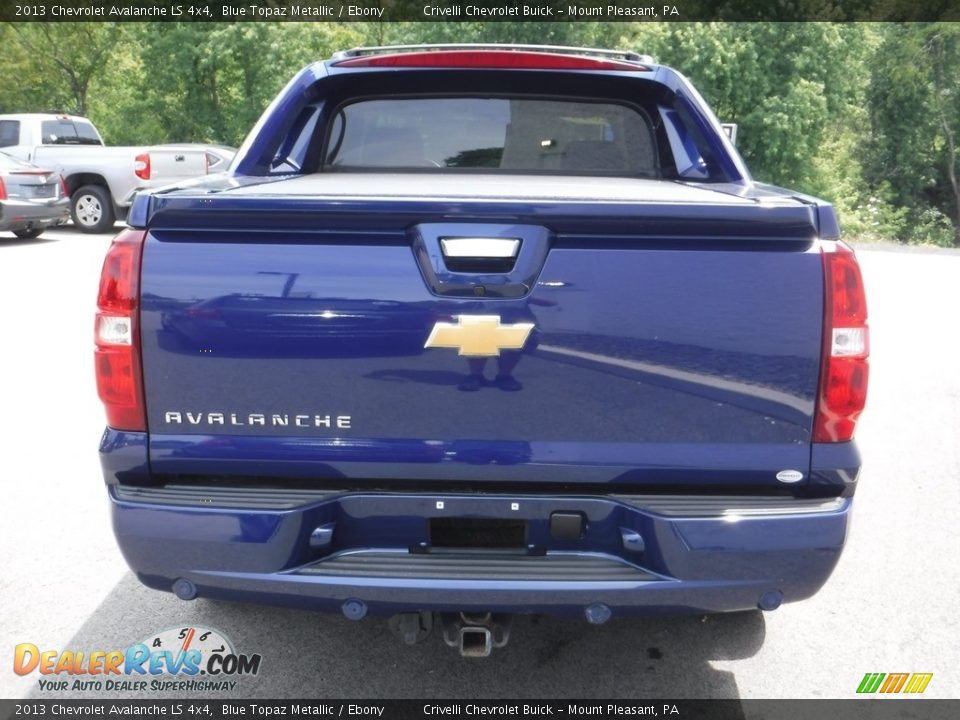 2013 Chevrolet Avalanche LS 4x4 Blue Topaz Metallic / Ebony Photo #12