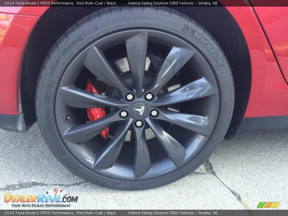 2014 Tesla Model S P85D Performance Wheel Photo #16