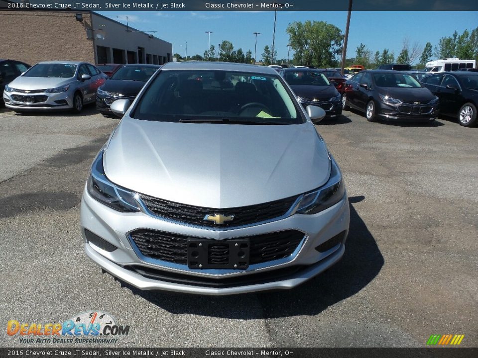 2016 Chevrolet Cruze LT Sedan Silver Ice Metallic / Jet Black Photo #2