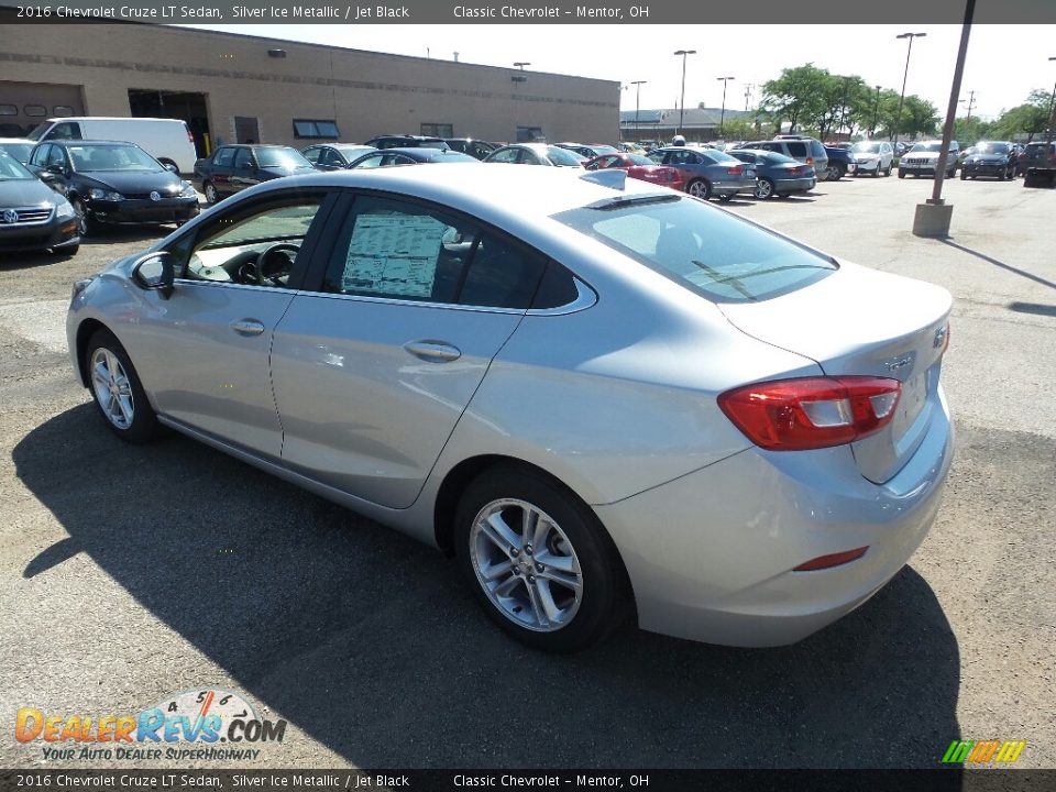2016 Chevrolet Cruze LT Sedan Silver Ice Metallic / Jet Black Photo #5
