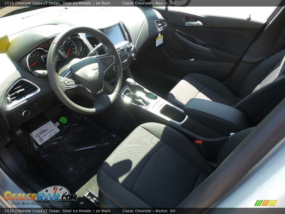 2016 Chevrolet Cruze LT Sedan Silver Ice Metallic / Jet Black Photo #7