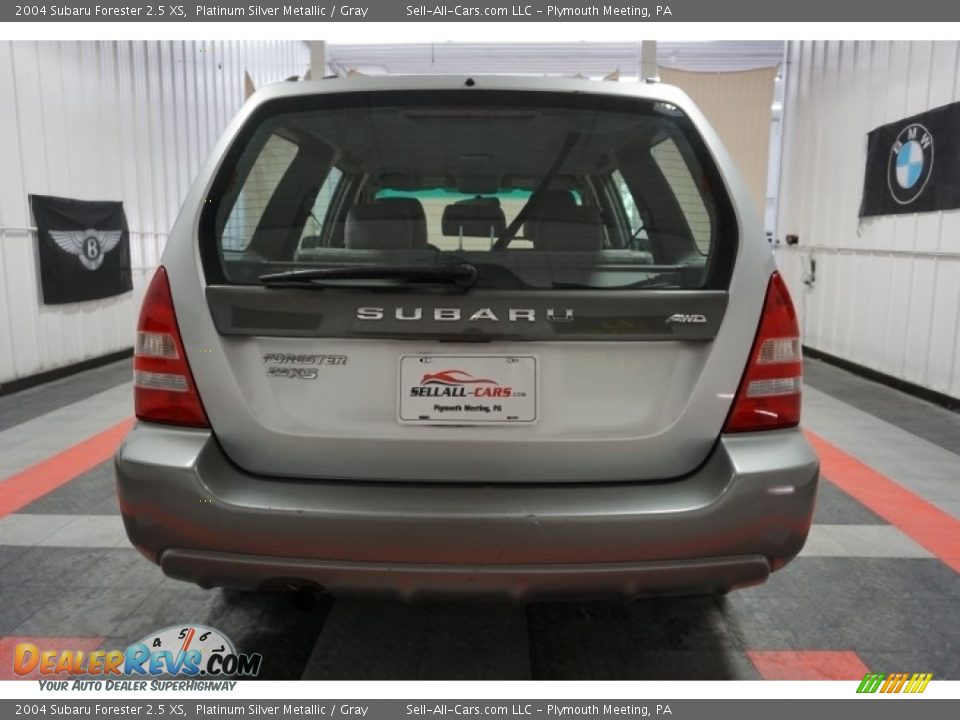 2004 Subaru Forester 2.5 XS Platinum Silver Metallic / Gray Photo #9