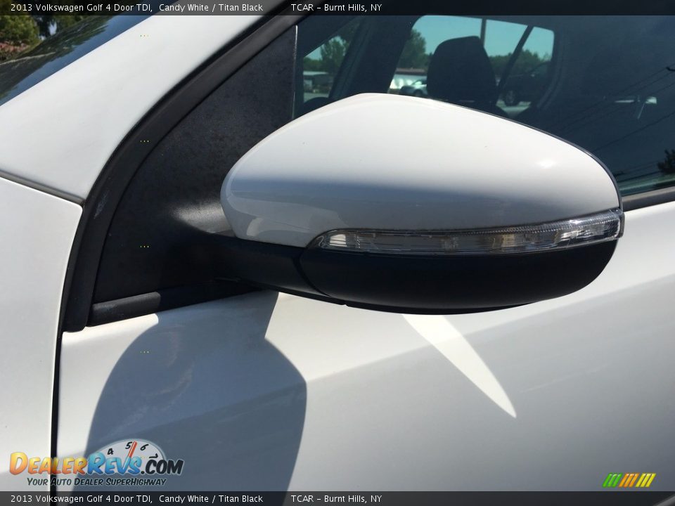 2013 Volkswagen Golf 4 Door TDI Candy White / Titan Black Photo #11