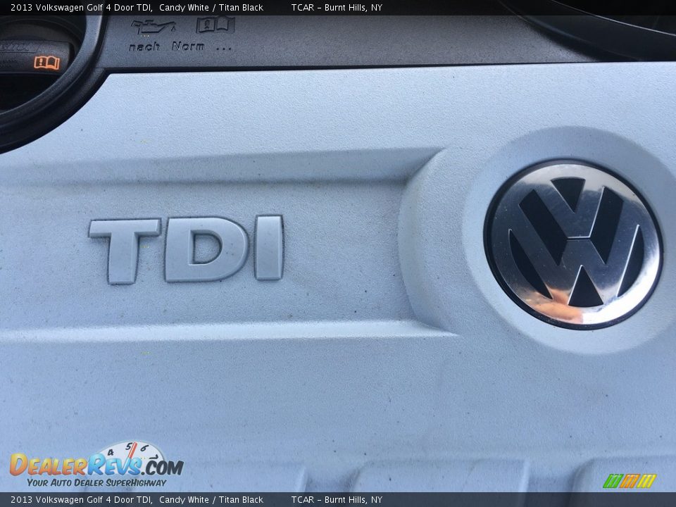 2013 Volkswagen Golf 4 Door TDI Candy White / Titan Black Photo #26