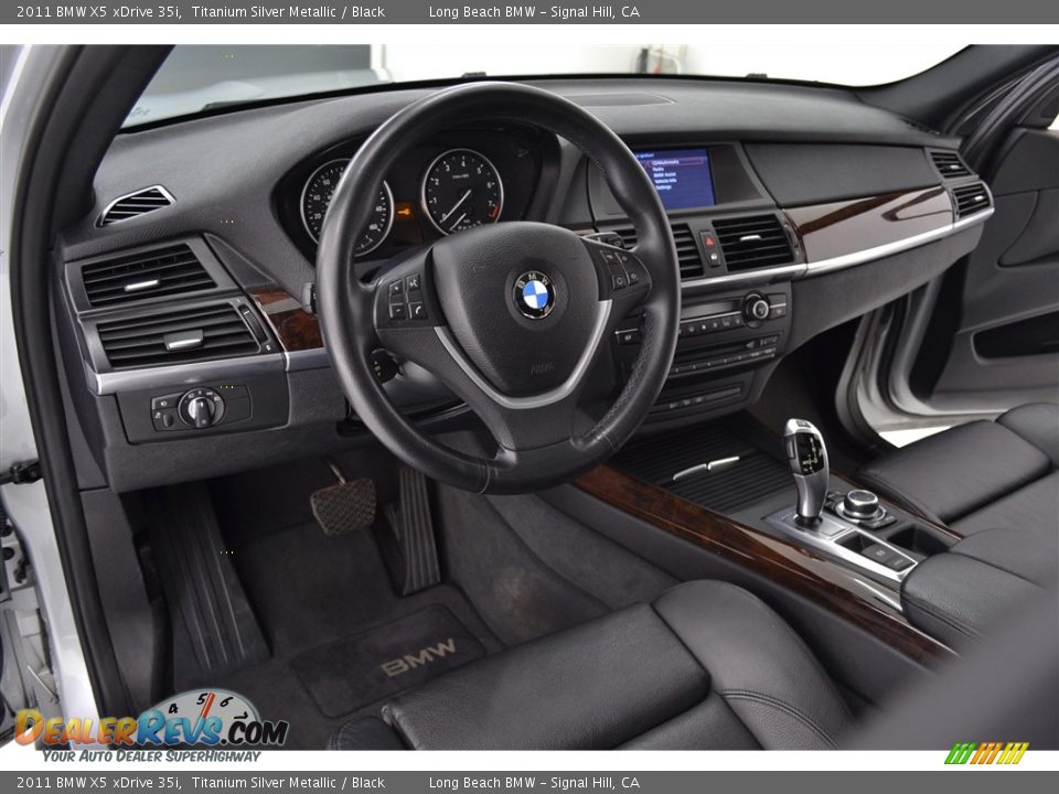 2011 BMW X5 xDrive 35i Titanium Silver Metallic / Black Photo #11